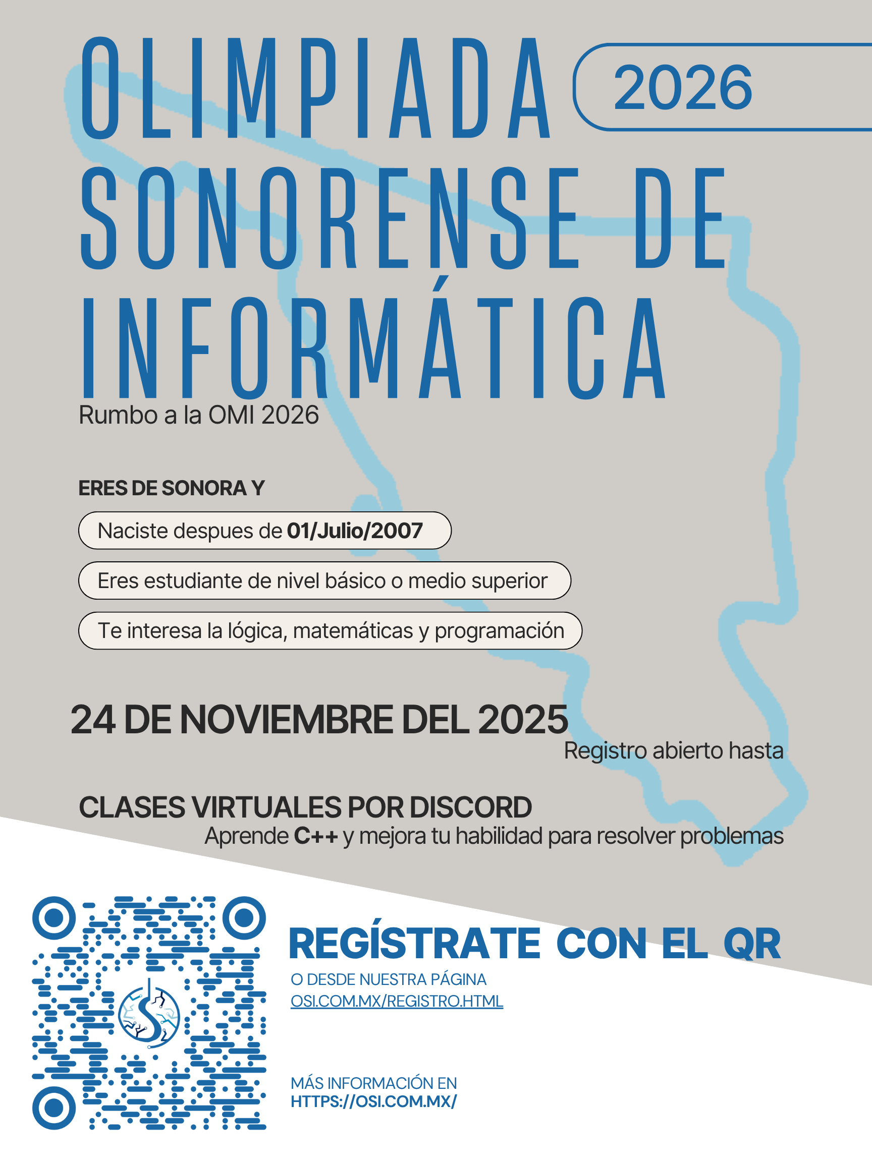 Convocatoria Olimpiada Sonorense de Informática 2026